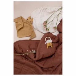 Hochet en bois Tigre | Jaune
