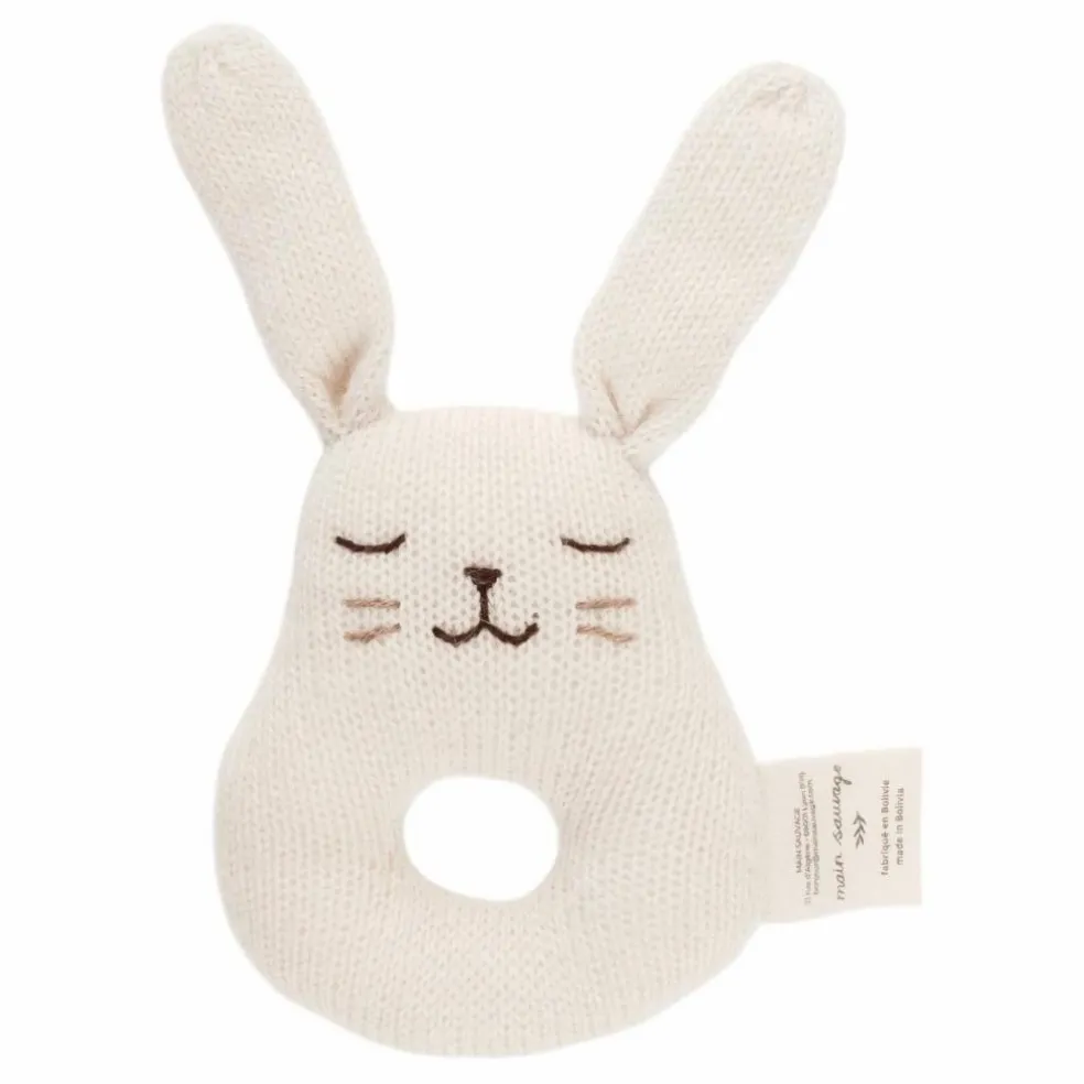 Hochet Lapin | Ecru