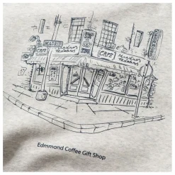 Hoodie Edmmond Coffee Gift Shop | Gris chiné