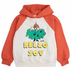 Hoodie Hello Joy Coton Bio | Rouge