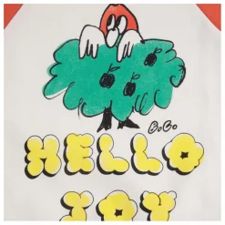 Hoodie Hello Joy Coton Bio | Rouge