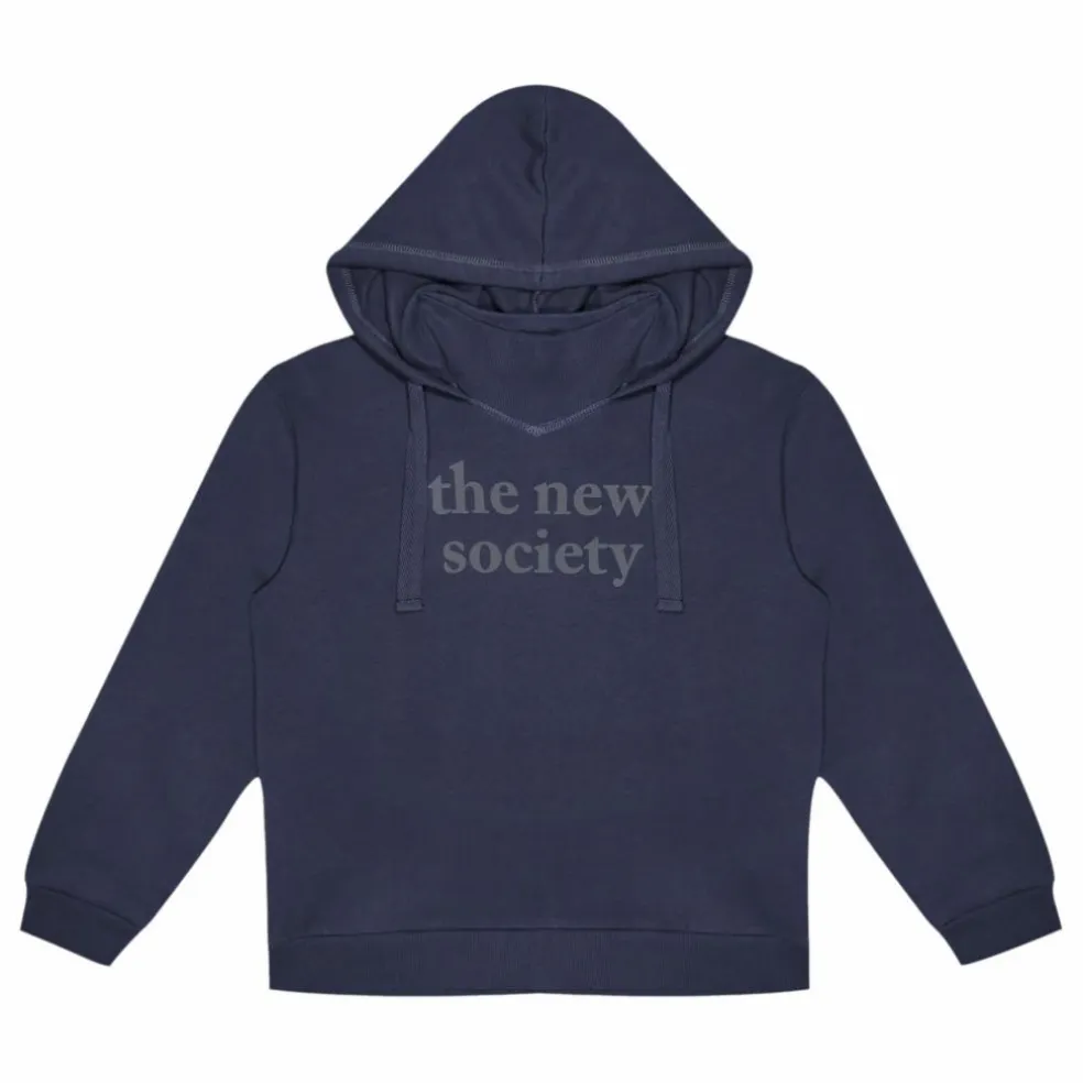 Hoodie Logo Flock | Bleu marine