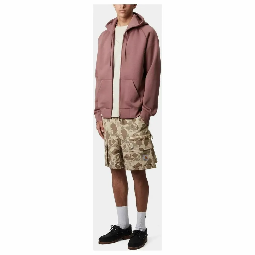 Hoodie Zippé Chase | Vieux Rose