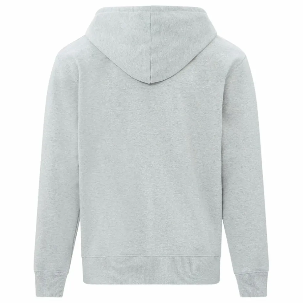 Hoodie Zippé Homme Coton Bio | Gris chiné