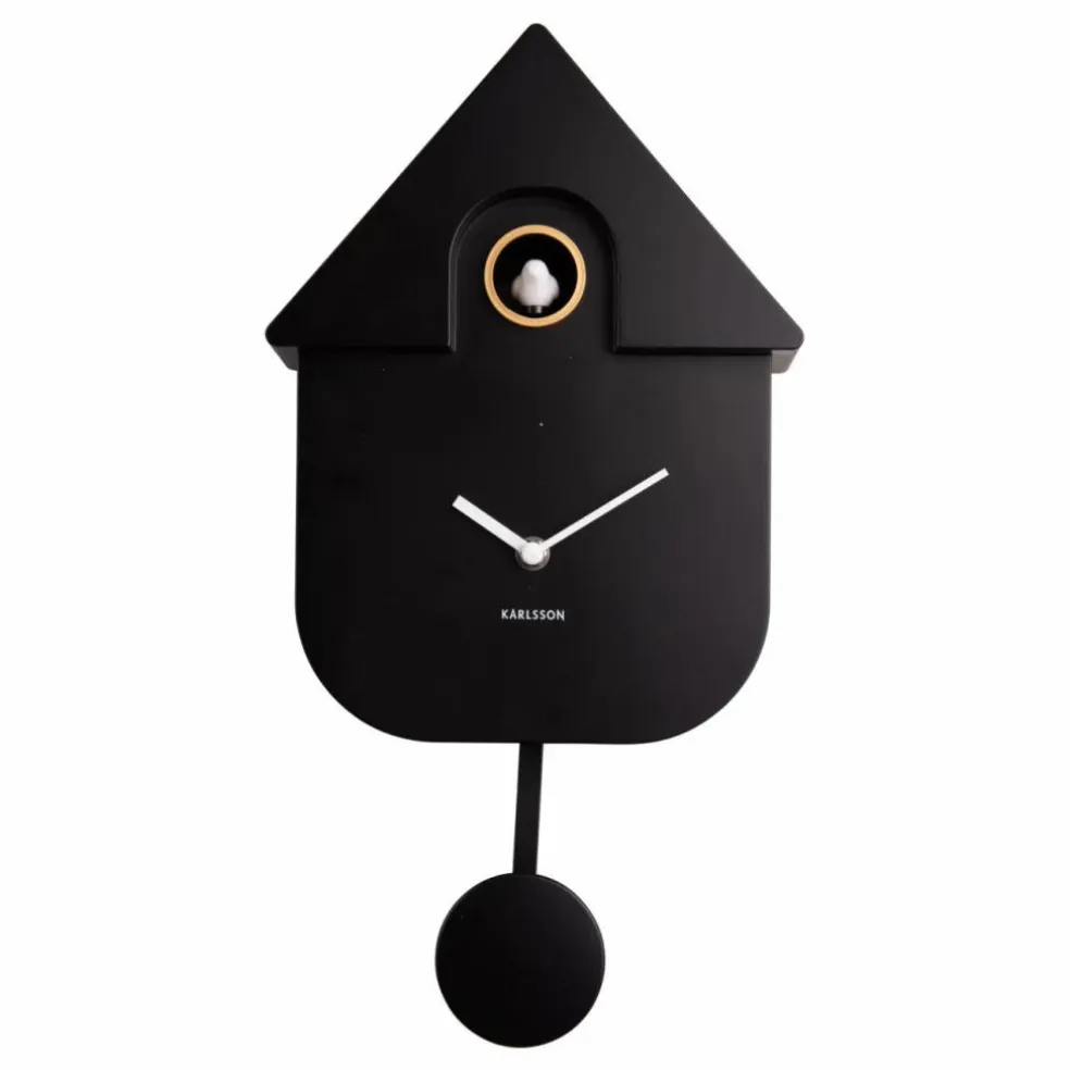 Horloge à pendule Modern Cuckoo | Noir
