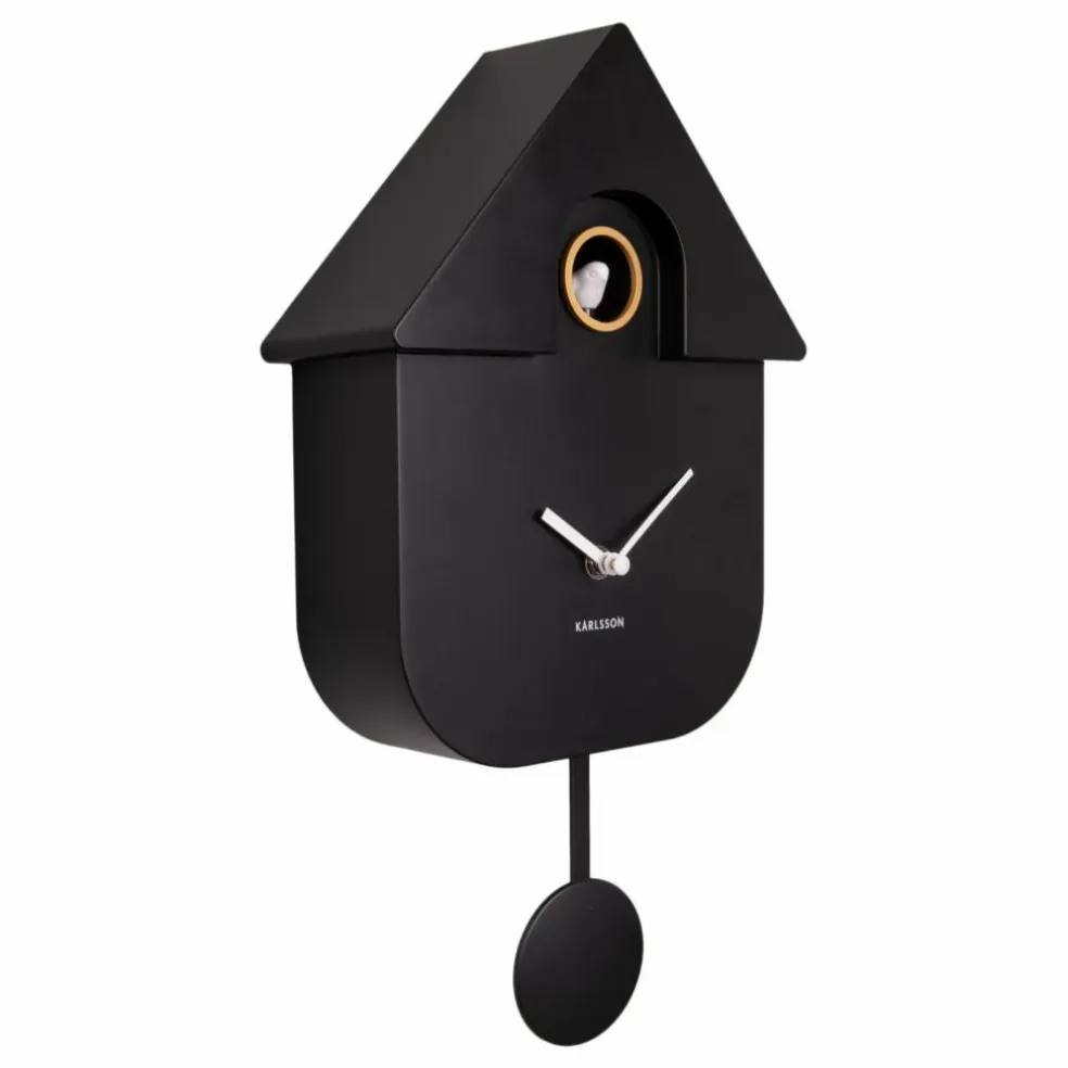 Horloge à pendule Modern Cuckoo | Noir