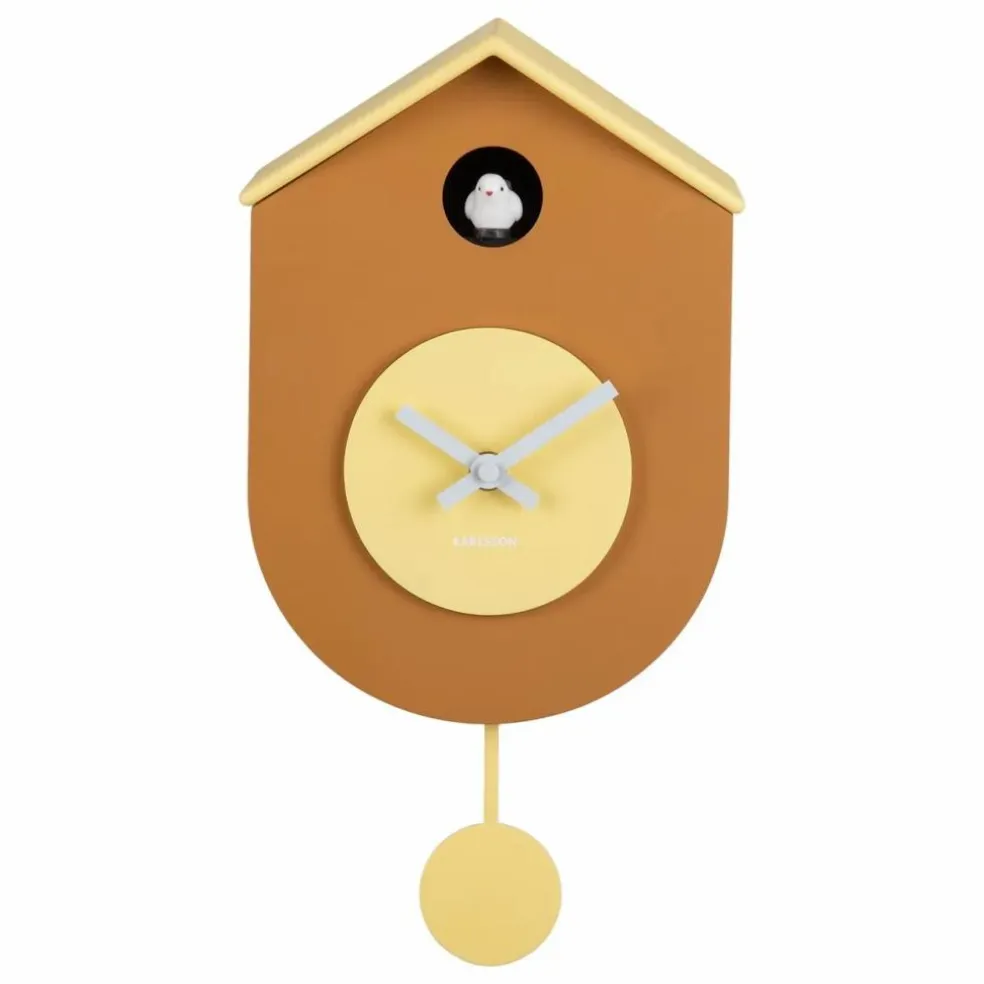 Horloge murale Grato cuckoo | Jaune