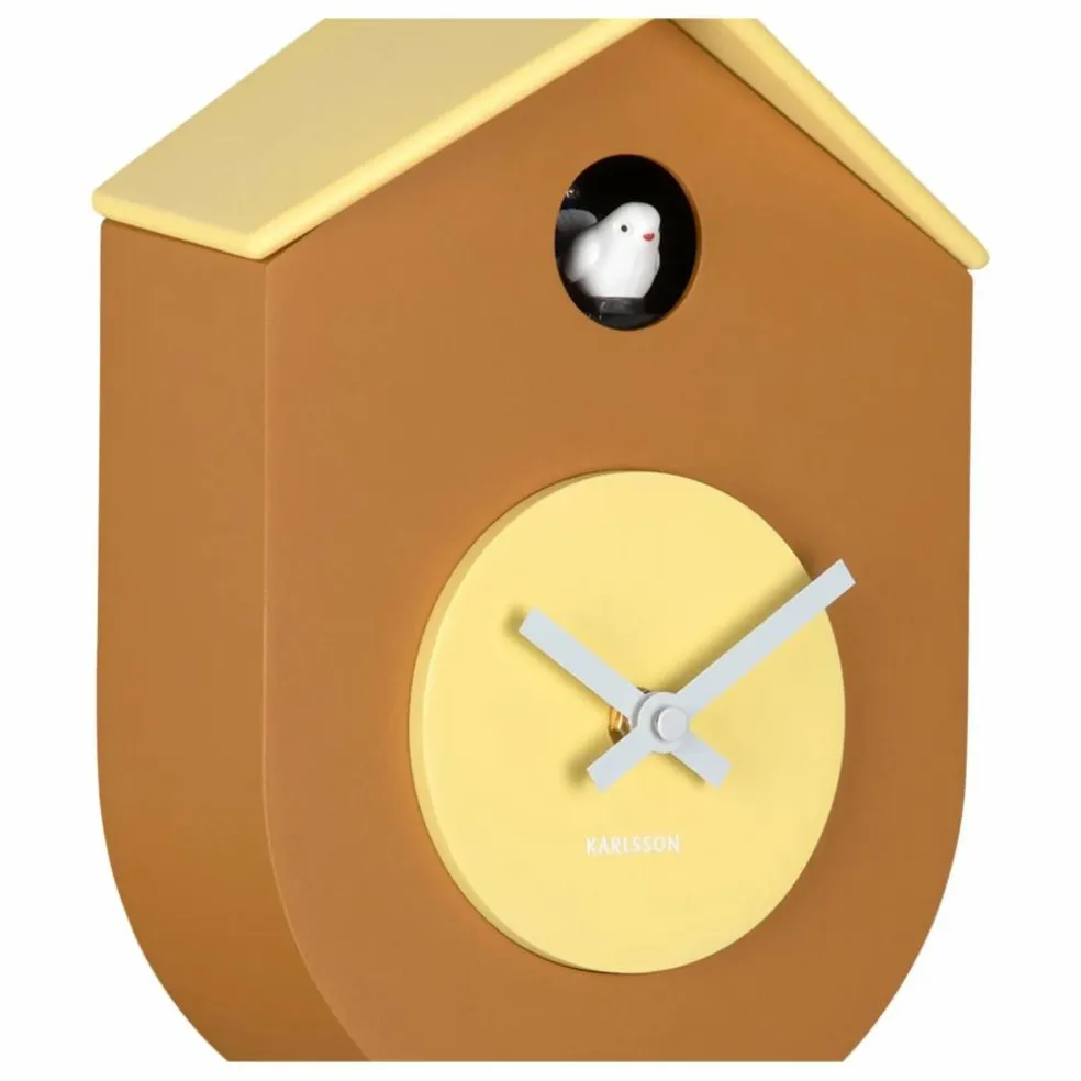 Horloge murale Grato cuckoo | Jaune