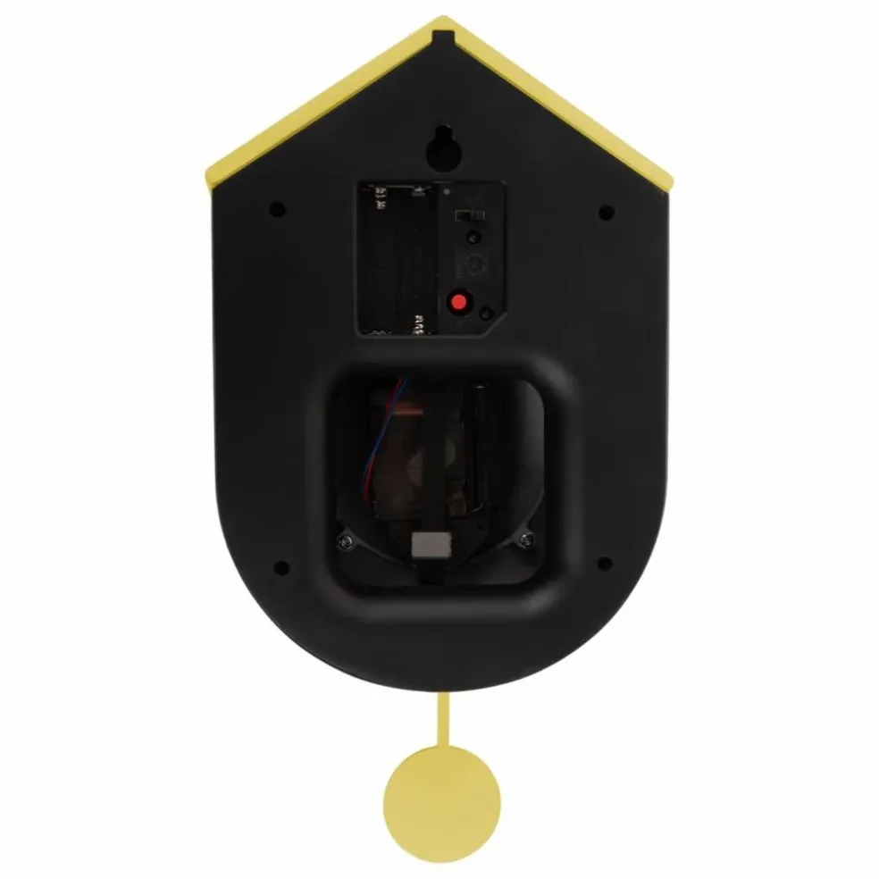 Horloge murale Grato cuckoo | Jaune
