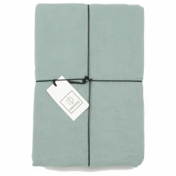 Housse de couette Dili en voile de coton | Vert céladon