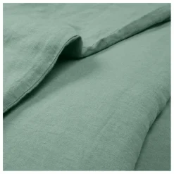 Housse de couette en lin lavé | Sauge