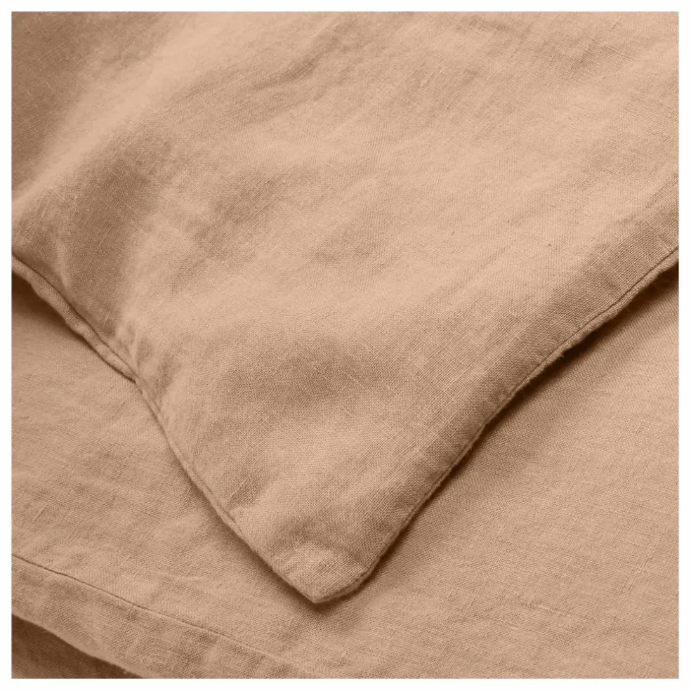 Housse de couette en lin lavé | Vieux Rose