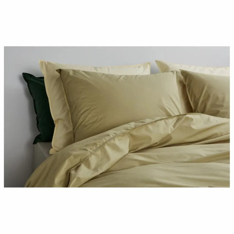 Housse de couette en percale organique | Vert pistache