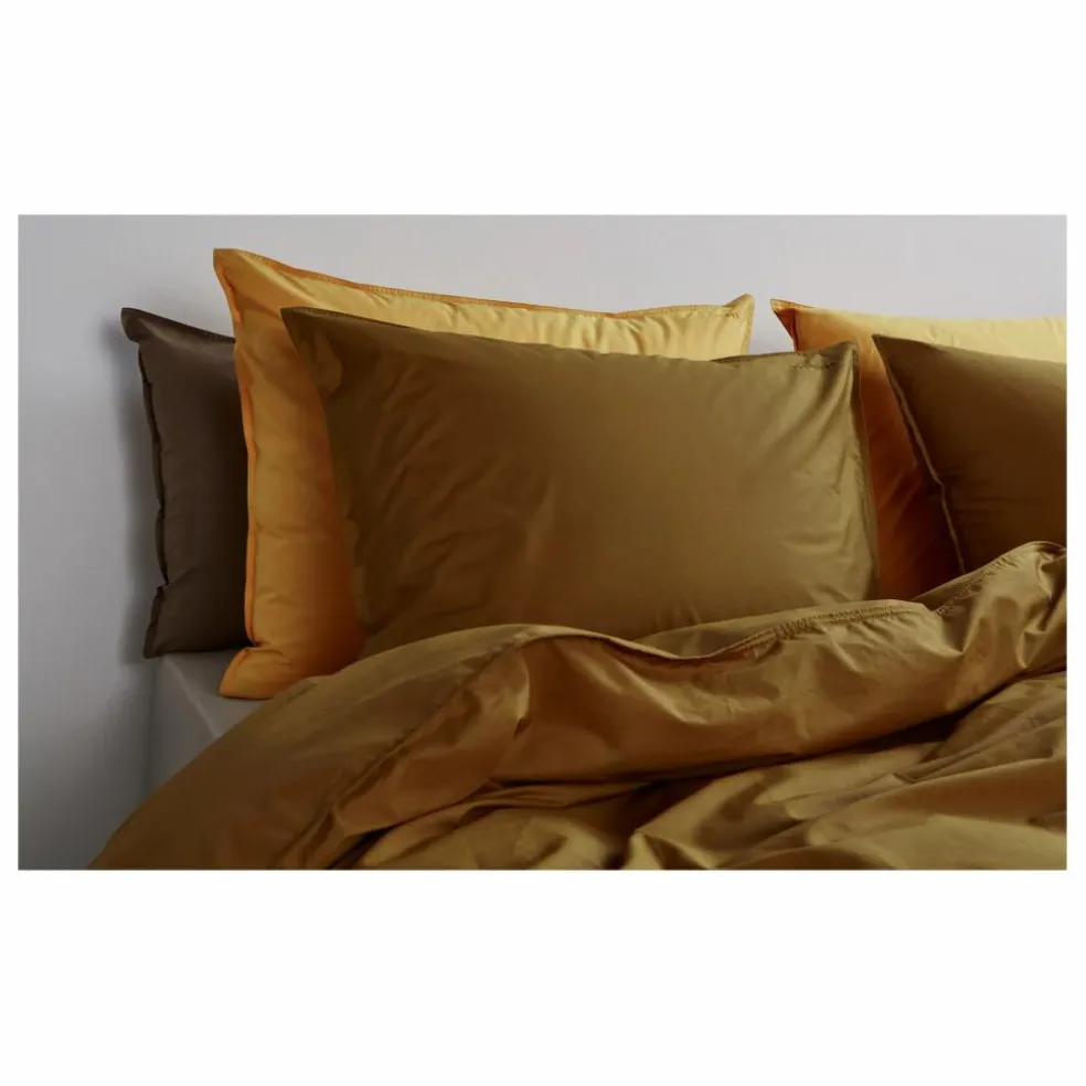 Housse de couette en percale organique | Khaki