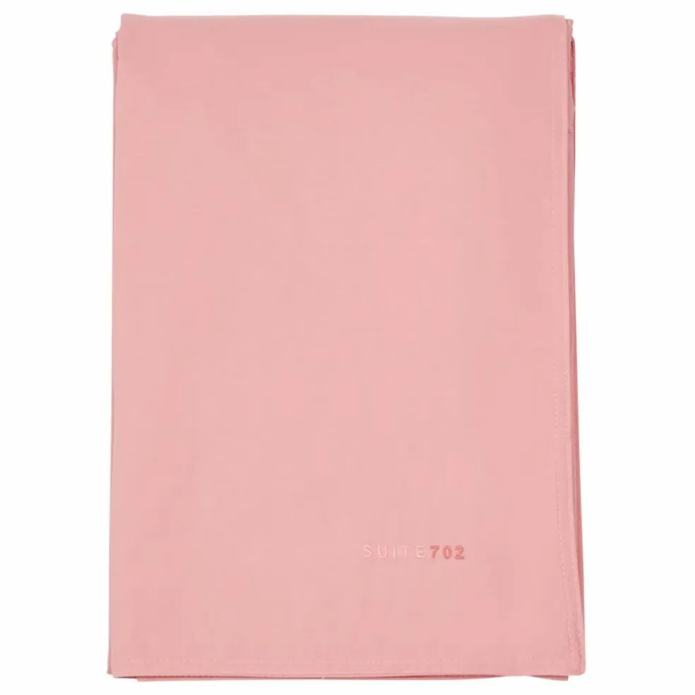 Housse de couette en percale organique | Rose poudré