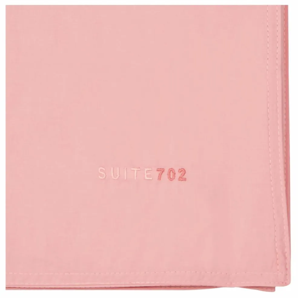 Housse de couette en percale organique | Rose poudré