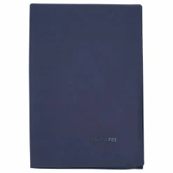 Housse de couette en percale organique | Bleu marine