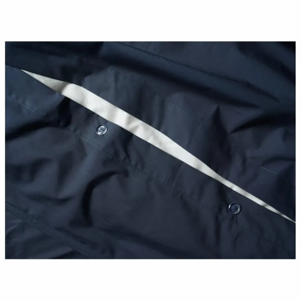 Housse de couette en percale organique | Bleu marine