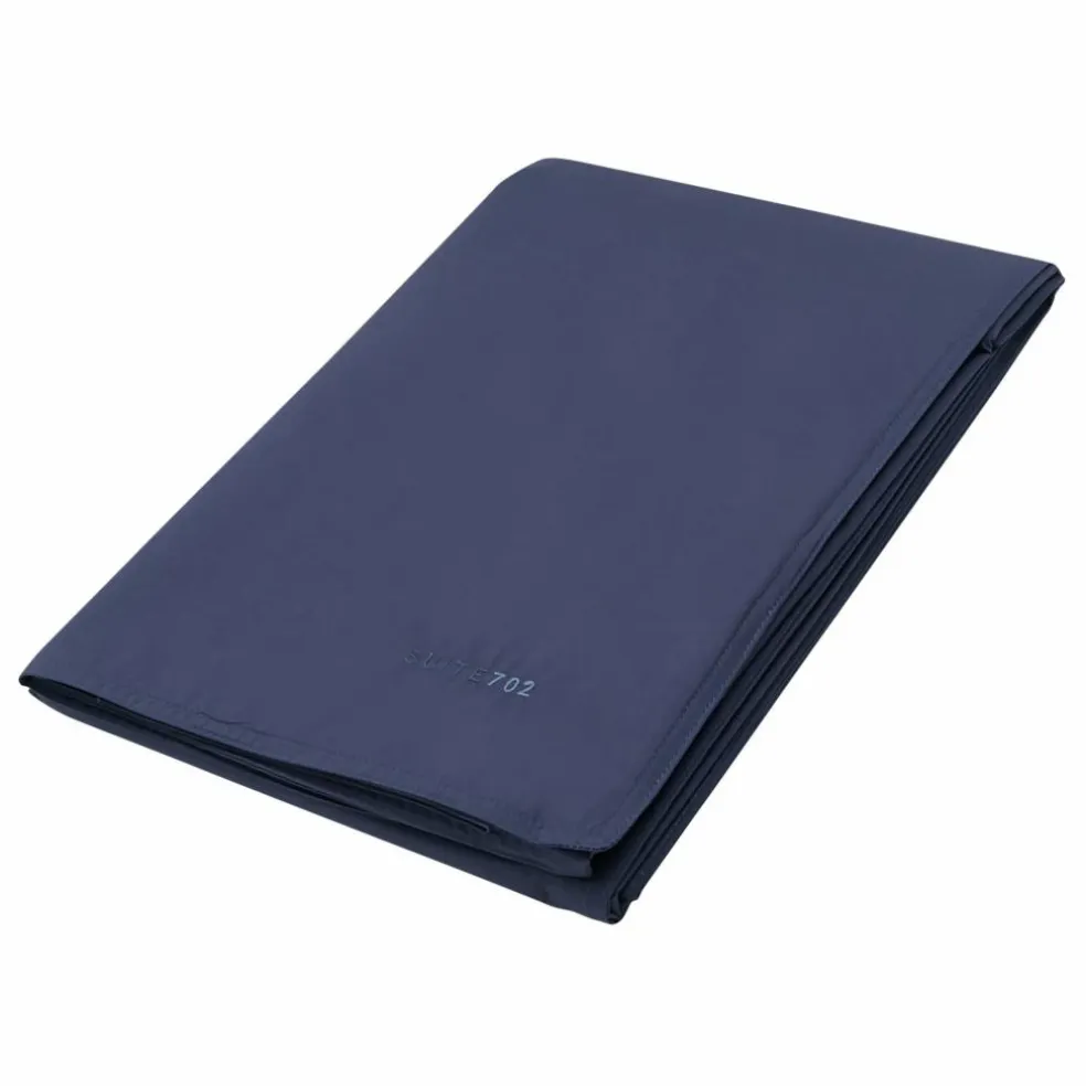 Housse de couette en percale organique | Bleu marine