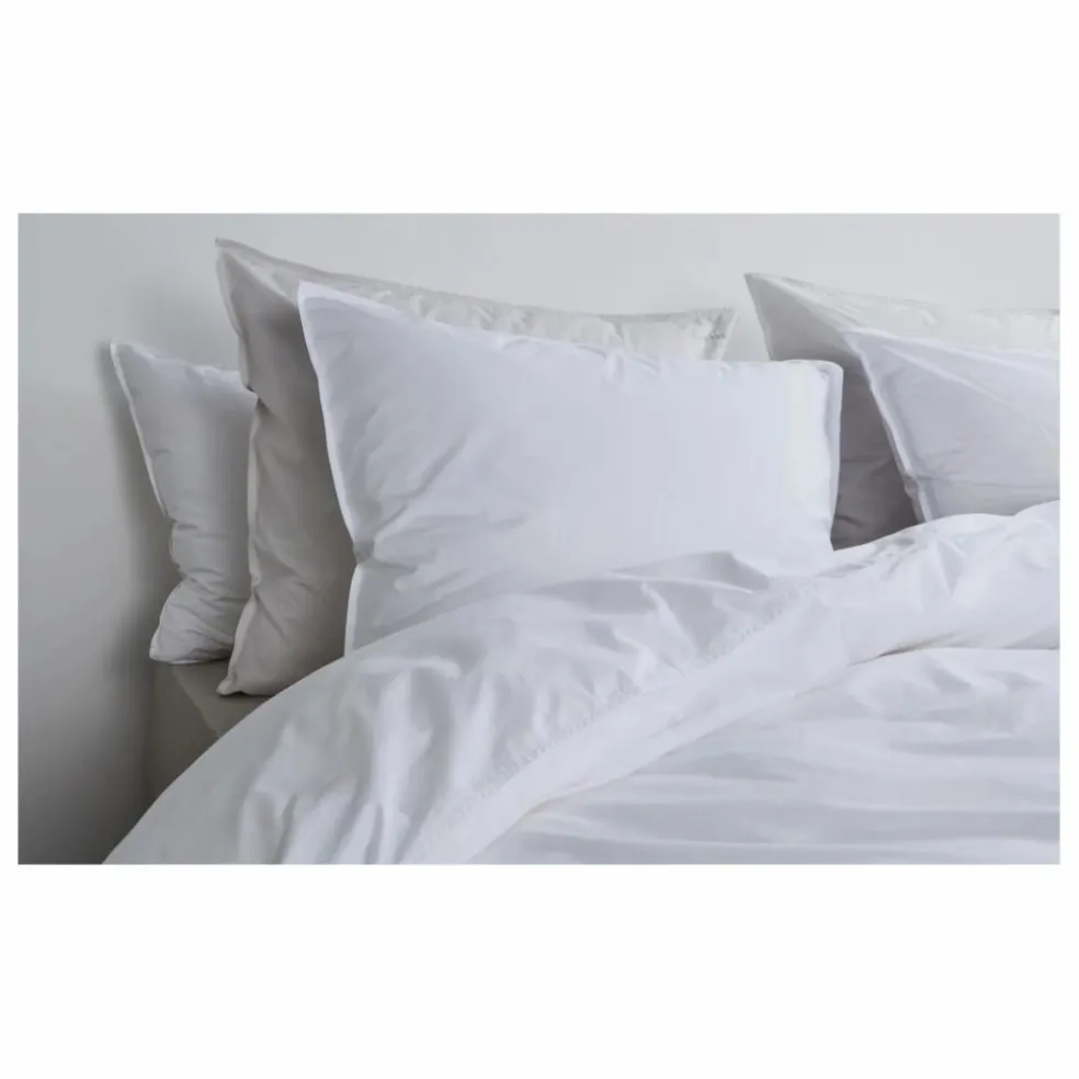 Housse de couette en percale organique | Blanc