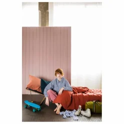 Housse de couette Mona en chanvre | Rhubarbe