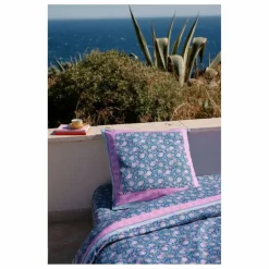 Housse de couette Noemie en coton bio | Bleu foncé