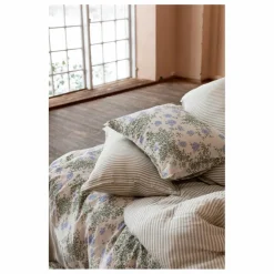 Housse de couette Plumbago en coton bio | Bleu