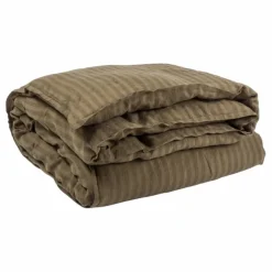 Housse de couette Sandhills en lin | Marron