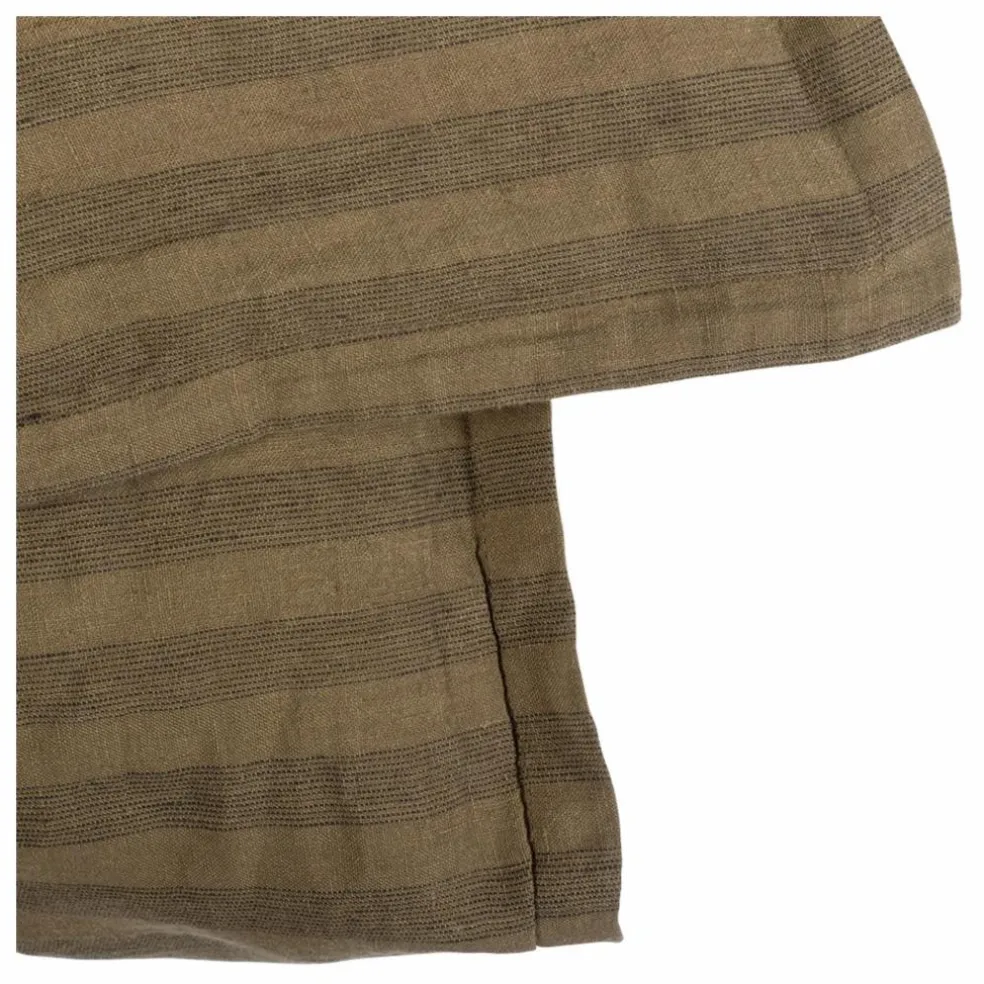 Housse de couette Sandhills en lin | Marron
