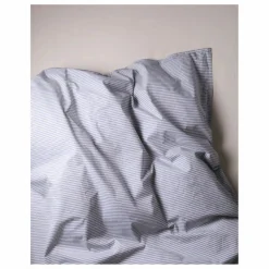 Housse de couette Striped en Coton Bio | Bleu