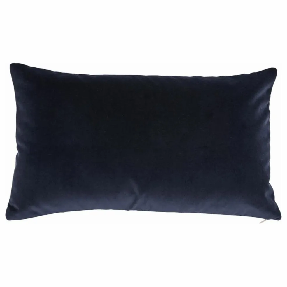 Housse de coussin Argentine en velours | Saphir