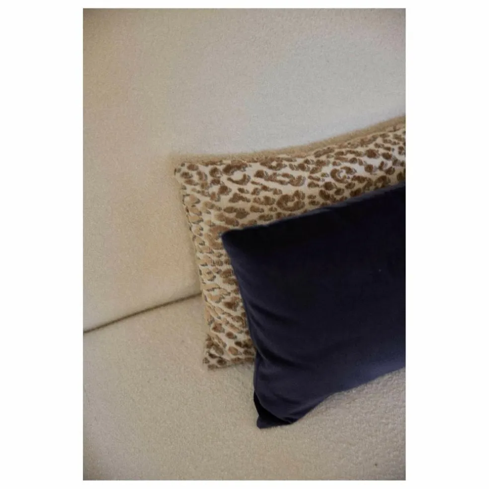 Housse de coussin Argentine en velours | Saphir