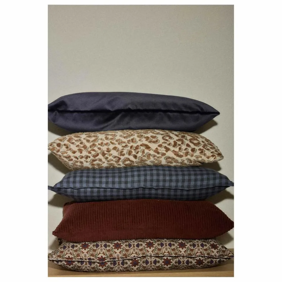 Housse de coussin Argentine en velours | Saphir