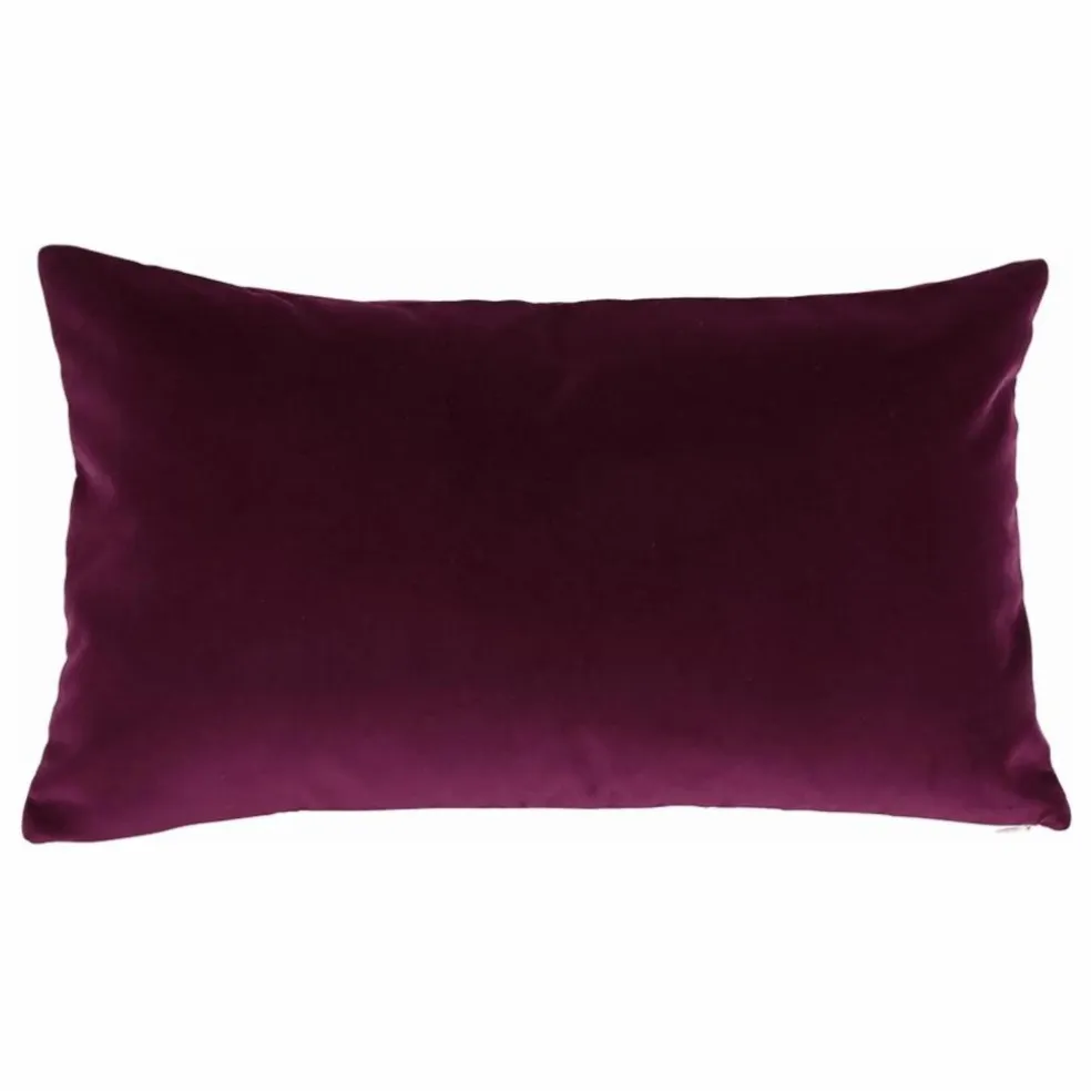 Housse de coussin Argentine en velours | Grenat
