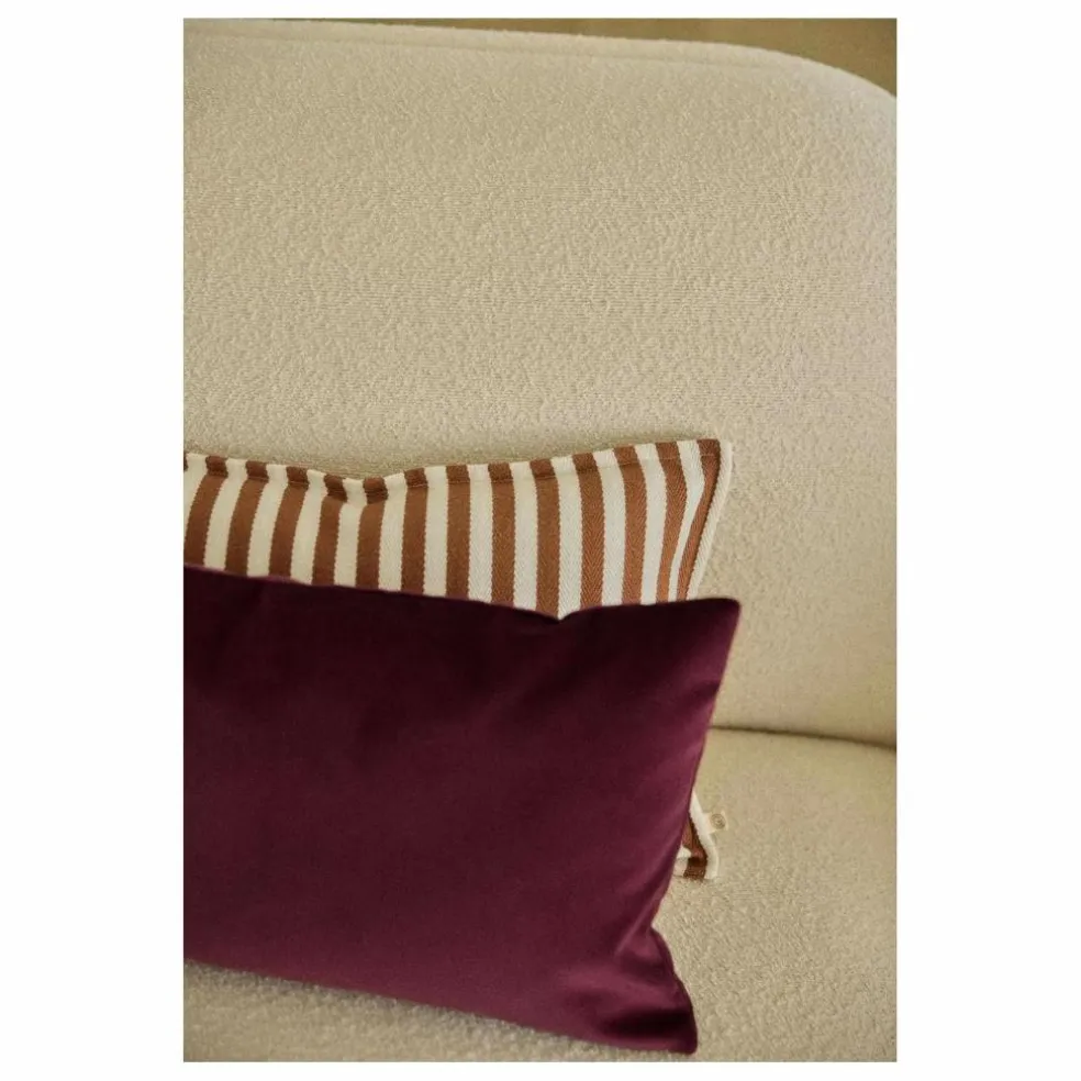 Housse de coussin Argentine en velours | Grenat