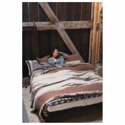Housse de coussin en lin Sienna | Marron