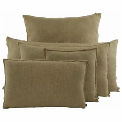 Housse de coussin en lin California | Gold