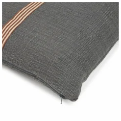 Housse de coussin en lin Jasper | Charbon