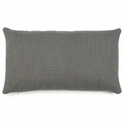 Housse de coussin en lin Jasper | Charbon