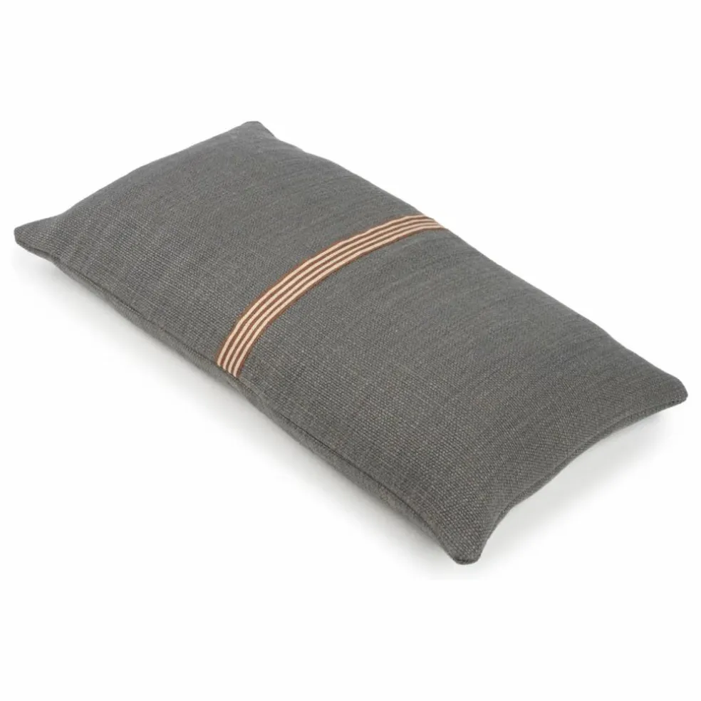 Housse de coussin en lin Jasper | Charbon