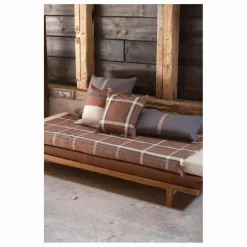 Housse de coussin en lin Rowan | Rouille