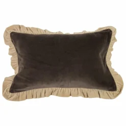 Housse de coussin en velours Doris