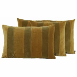Housse de coussin en velours Rio | Gold