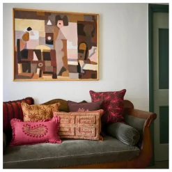 Housse de coussin Jackie | Chocolat