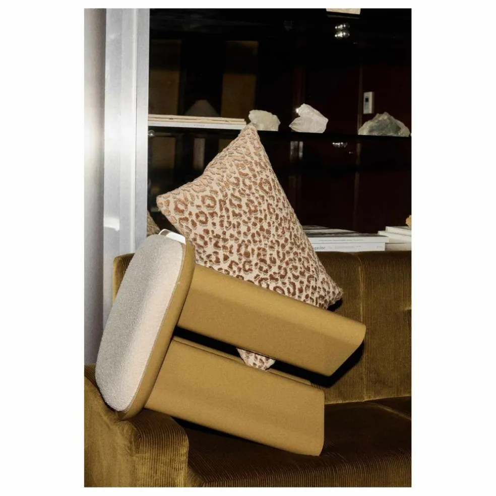 Housse de coussin Jacquard | Léopard