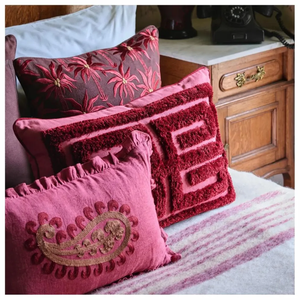 Housse de coussin Laura | Chocolat