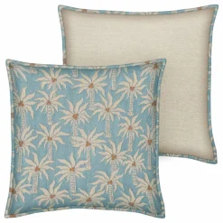 Housse de coussin Laura | Bleu Glacier