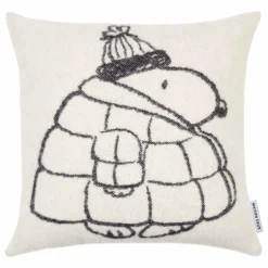 Housse de coussin Peanuts Doudoune | Blanc