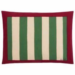 Housse de coussin rayée Nizam Stripes | Vert