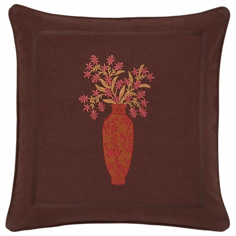 Housse de coussin Rumi | Chocolat